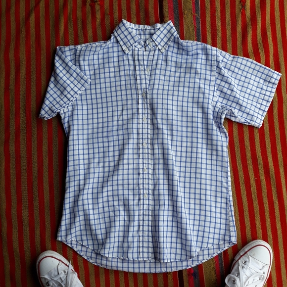 Lands' End Tops - Lands End short sleeve button up shirt